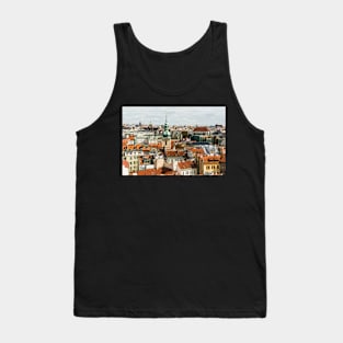 Prague Roof Tops City Scape Tank Top